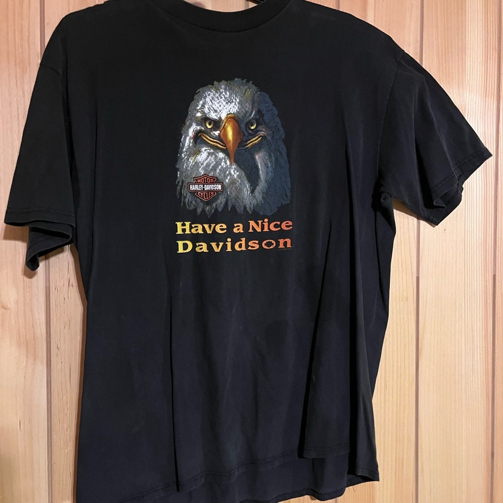 Vintage Have a nice Davidson. Genuine HD Tee.